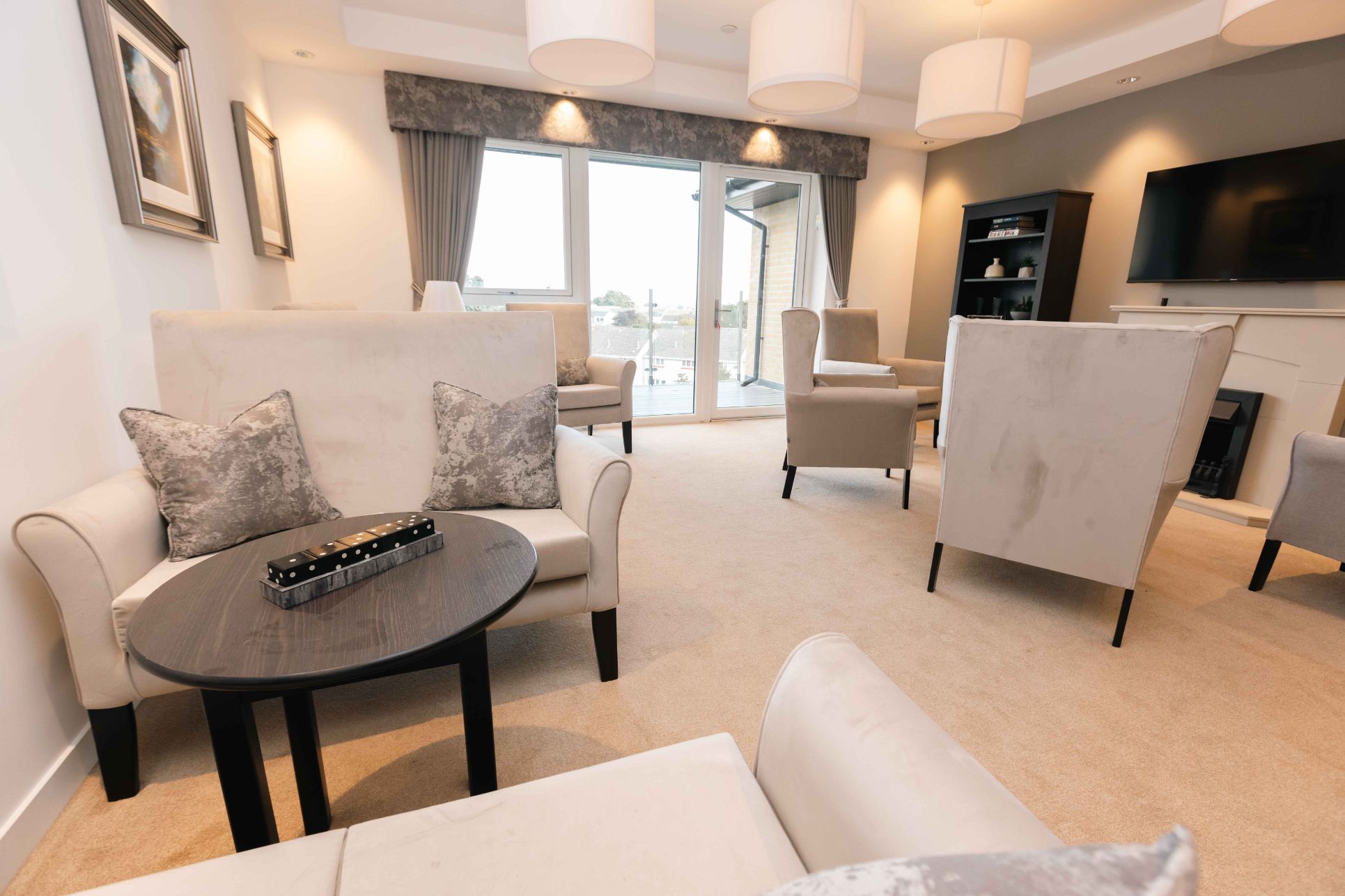 Lounge at Dalgety Bay Care Home
