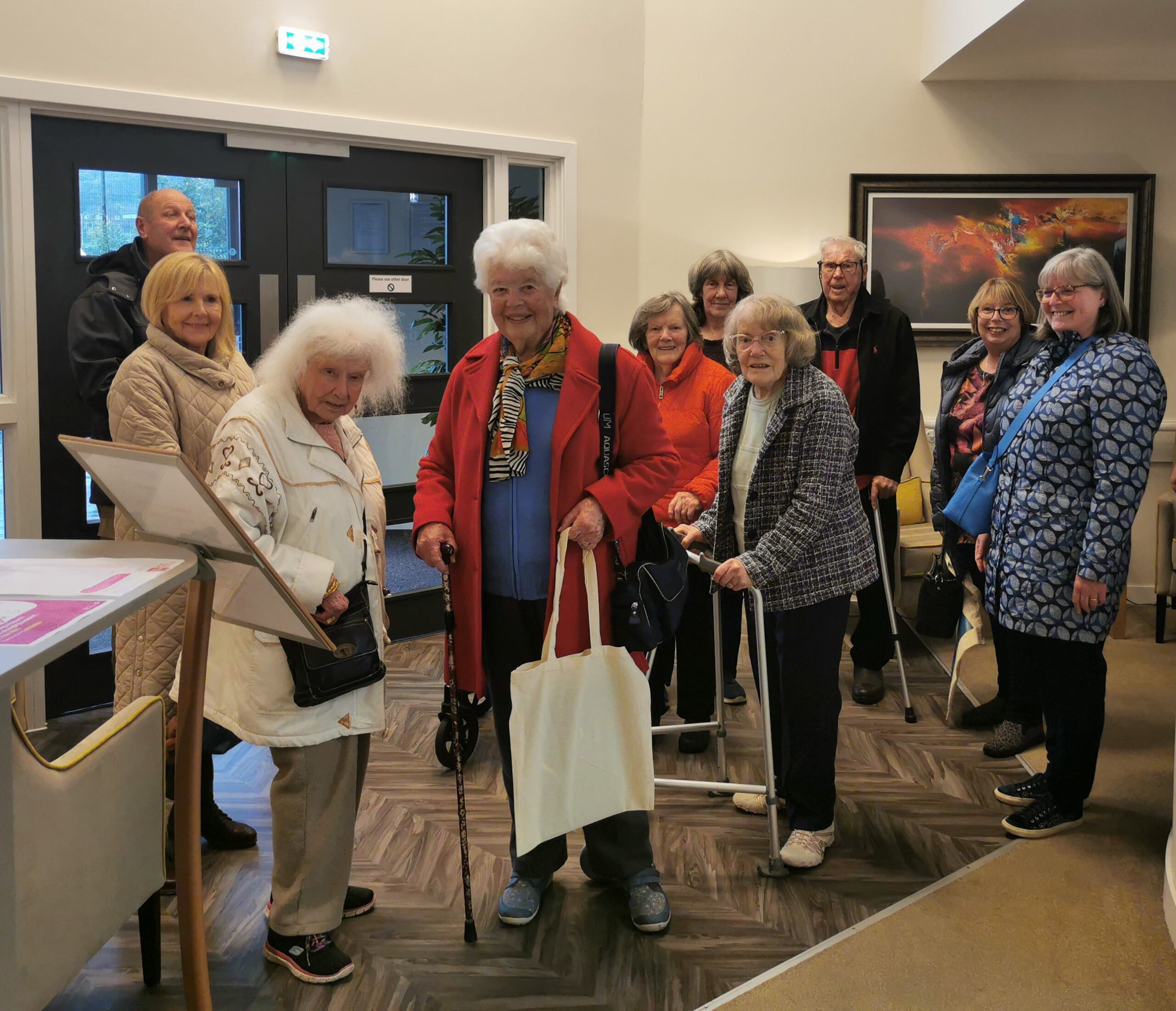 Visitors from Dalgety Bay Day Care Centre.