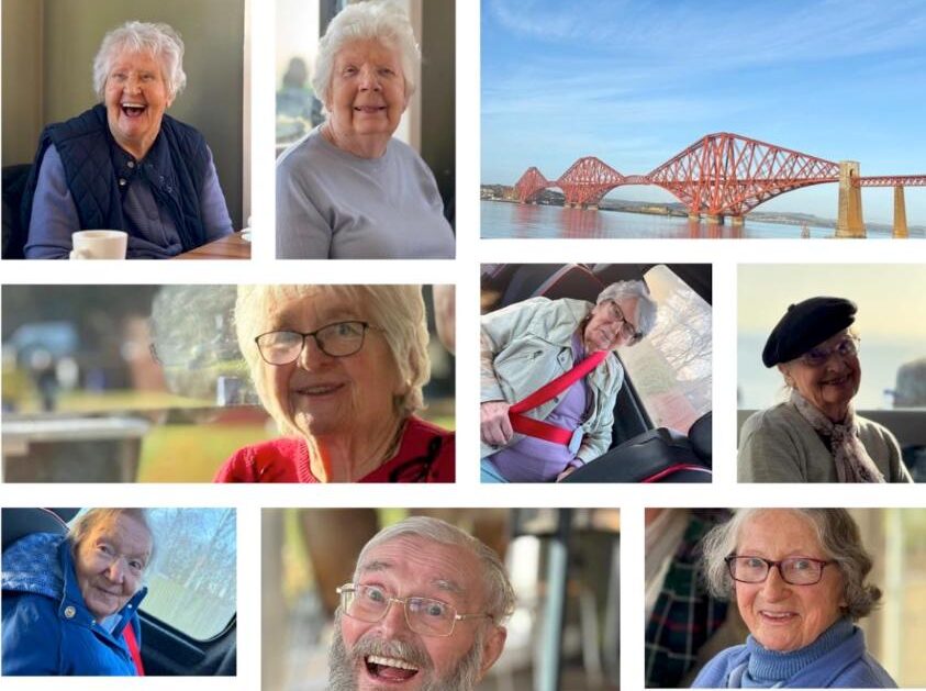 collage of residents