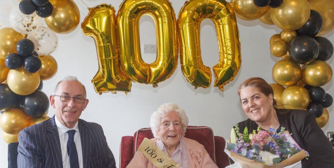 100th birthday at care home